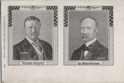 Theodore Roosevelt-Fairbanks Postcard, 1904