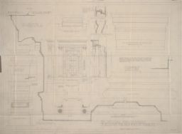 Full Size and Scale Details of Entrance for Dr. Arthur Booth