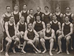 Swimming, 1905 varsity team, group photograph