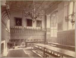 Cambridge. St. Catherine's Hall, Dining Hall (Interior)      