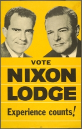 Vote Nixon - Lodge: Experience Counts!