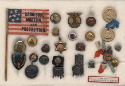Benjamin Harrison-Morton Campaign and Inaugural Items, ca. 1888-1889