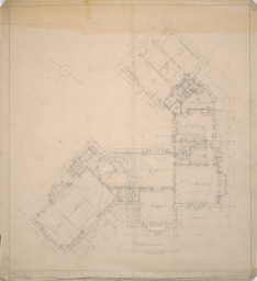 Job #229 - First floor plan for the residence for R. B. Maltby Esq.
