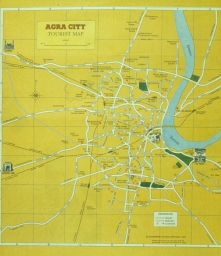 Map of Agra