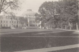Sibley Hall and the arts quad