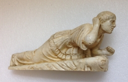 Figure B (Old Lapith woman), West pediment, Temple of Zeus, Olympia, miniature