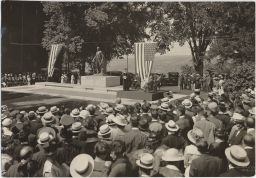Dedication of Ezra Cornell Statue June 22, 1919 Dean Crane Speaking