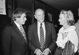 Ed Koch and Dina Merrill, Lincoln Center