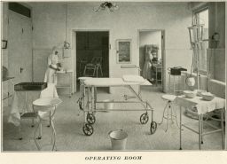 Howard Hospital, interior, operating room
