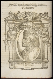 Antonio Filarete, scult Fiorentino (from Vasari, Lives)