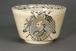 Garfield Ceramic Memorial Bowl, ca. 1881