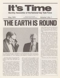 It's Time, v.1, no. 1, May 1974, p.1