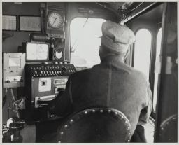 Locomotive Cab on Engineer's Side
