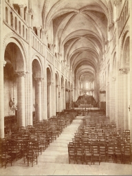 Caen. Nave, Abbey Church of the Trinity, Abbaye aux Dames 
