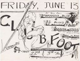 Club Foot, 1986 June 13