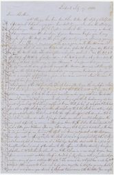 Letter from G.B. Throop to his brother