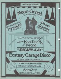 Ecstasy Garage Disco, Apr. 4, 1981