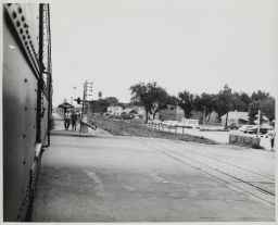 Passenger train at Melrose Park Depot