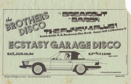 Ecstasy Garage Disco, Jan. 26, 1980