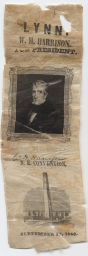 Whig Party New England Convention Ribbon, 1840