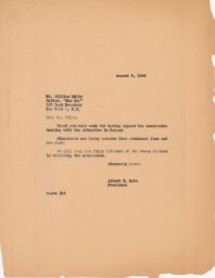 Albert E. Kahn to William Edlin about Postwar Programs in Poland, August 1946 (correspondence)