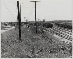 Looking South from Marietta Street Bridge at the L&N Yard and Shops
