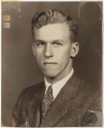Portrait photograph of Otto Hans Boesche, class of 1928