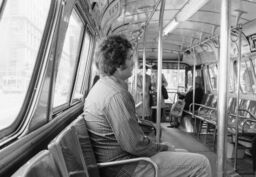 Man on bus, Atlantic City