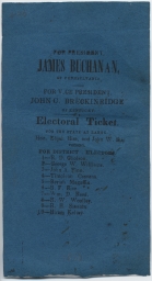Electoral Ticket: Buchanan & Breckinridge