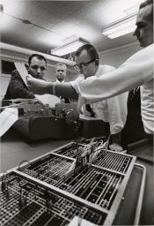 Four Men Using a Computer ca. 1960's