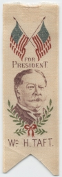 William H. Taft For President Portrait Ribbon