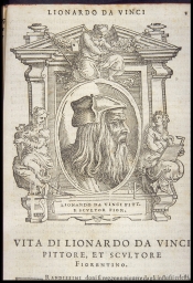 Lionardo [sic] da Vinci, pitt e scultor Fior (from Vasari, Lives)