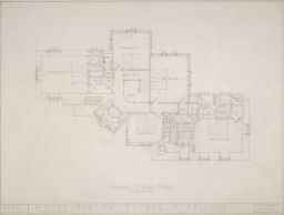 Second Floor Plan for Alfred H. Ericson House