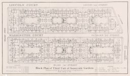 Venice, FL: Biltmore section.; Block plan of third unit of Sunnyside Gardens.