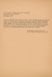 Rubin Saltzman to Louis Lipsky about Loss of Henry Monsky, May 1947 (correspondence)