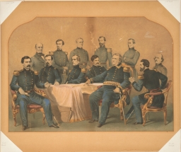 A Group of Twelve Military Men