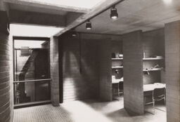 Fire Station Number 9	 17, Interior View - Student's Study Room with Work Cubicles