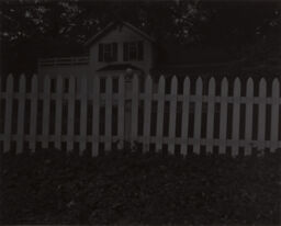 Untitled #1 (Picket Fence and Farmhouse) from the portfolio Night Coming Tenderly, Black