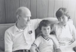 Archie Ammons, son John, and wife Phyllis