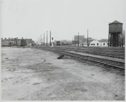 Great Northern Tracks in Minneapolis Junction Yard Around Curve