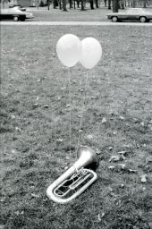 Tuba with balloons