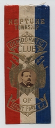 Cleveland Neptune Township Democratic Club Portrait Ribbon