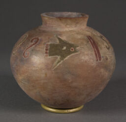 Reproduction Paracas-style polychrome vase