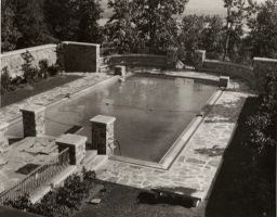 S. Forry Laucks Residence -Swimming Pool From Above