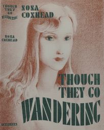 Dust jacket design for "Though they go wandering" proof
