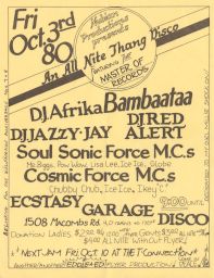 Ecstasy Garage Disco, Oct. 3, 1980